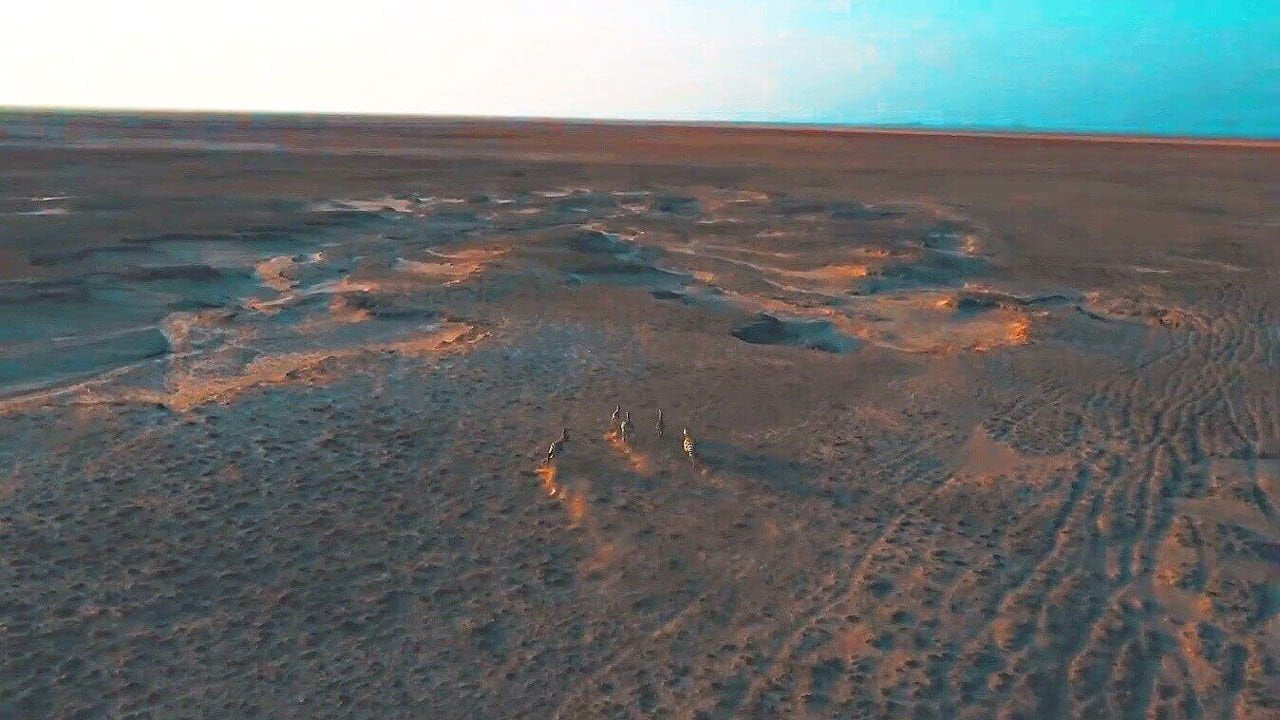 Bird's-eye view of Nyiri Desert