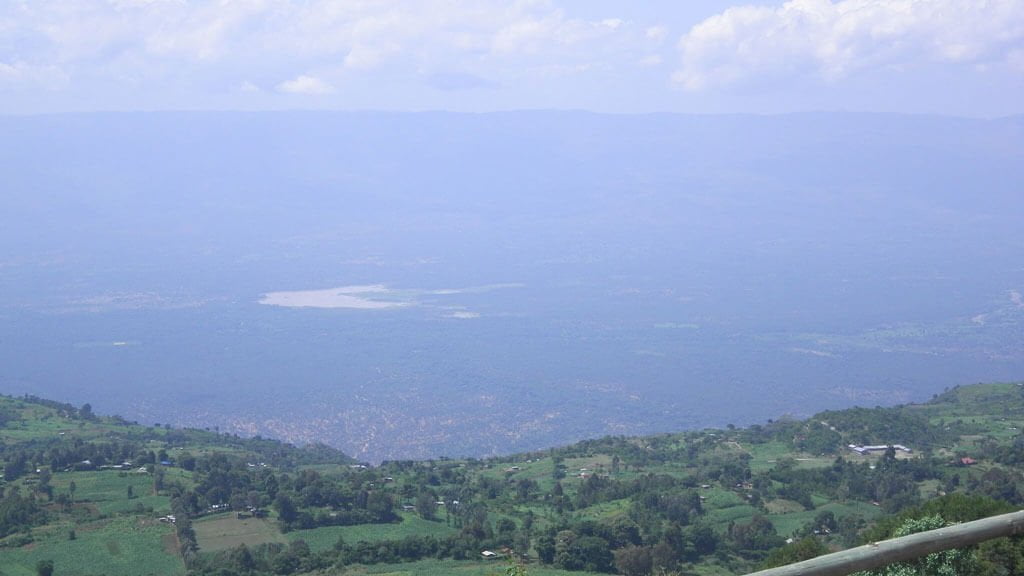 View of Lake Kamnarok from the Kerio Valley View Point