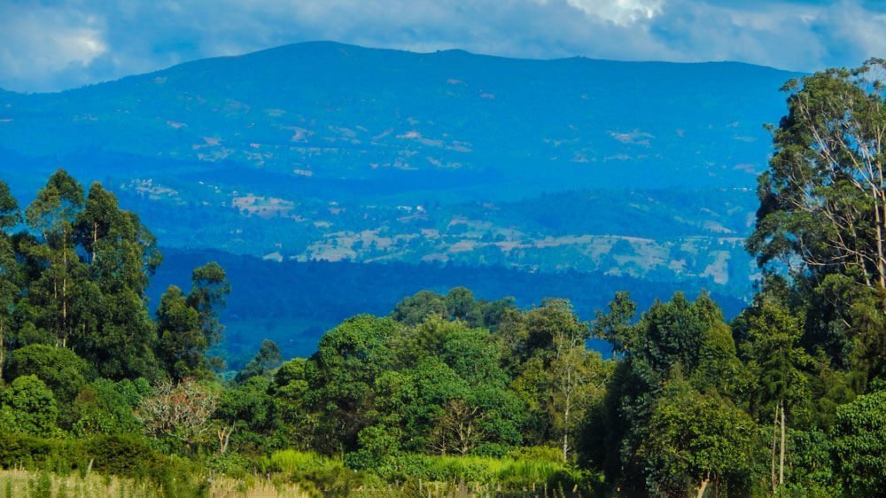 View of Cherangani Hills