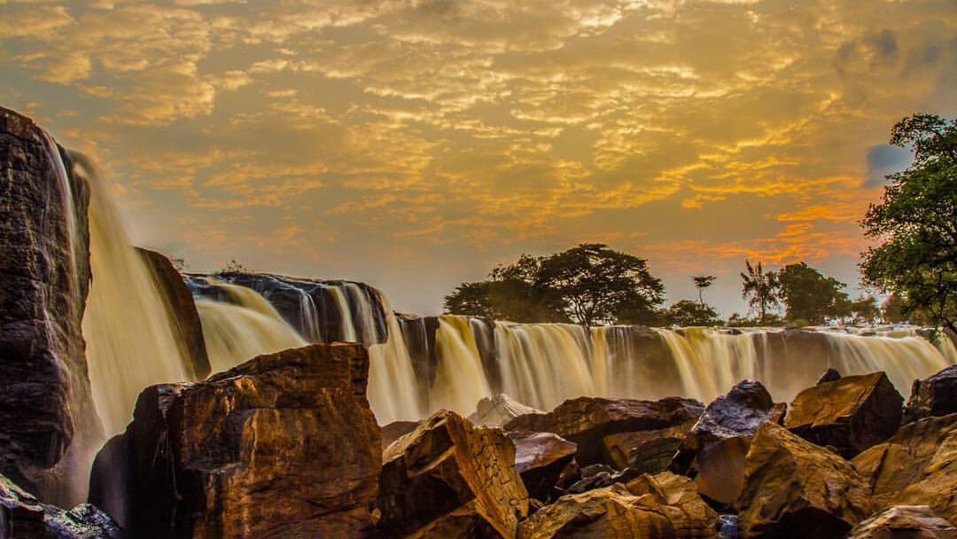 Sunset at Fourteen Falls, Thika - Waterfalls in Kenya