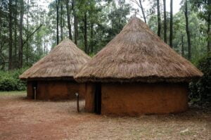 Husbands hut in Kamba village at Bomas of Kenya near Nairobi 1