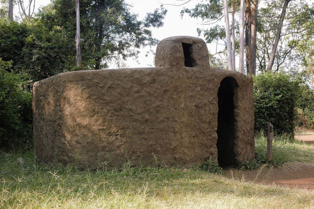 Maasai village at Bomas of Kenya near Nairobi