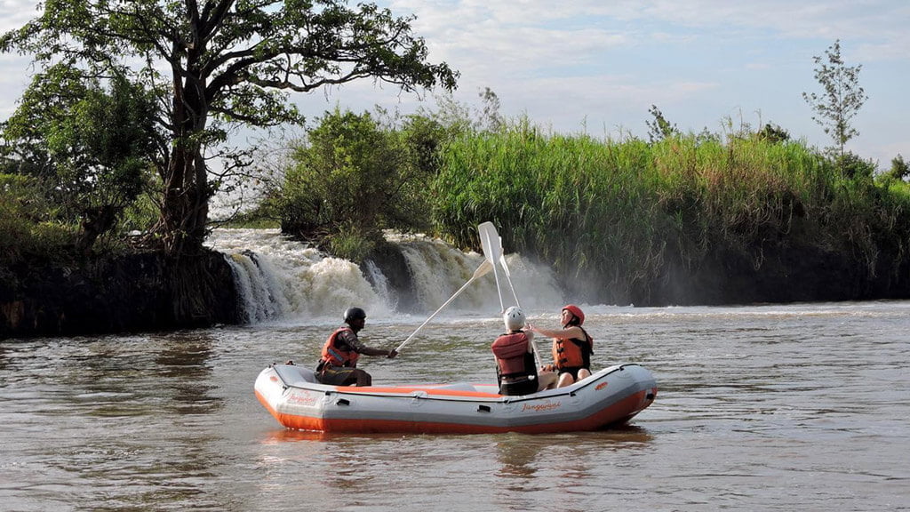 Rafting at Jangwani Camp Sagana